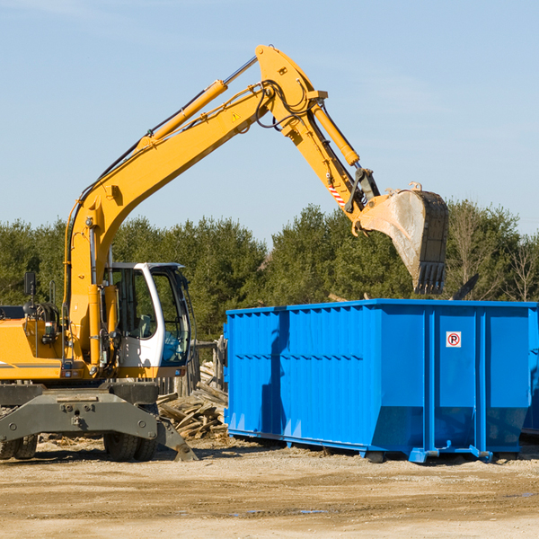 are there any restrictions on where a residential dumpster can be placed in Wetumpka Alabama